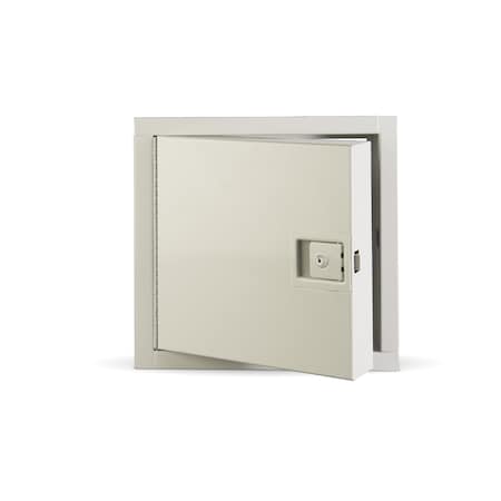 KARP Insulated Fire Rated Access Door, KRP-150FR Keyed Paddle Latch Prime 16x16 KRPP1616PH